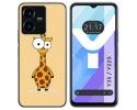 Funda Silicona para Vivo Y35 / Y22s diseño Jirafa Dibujos