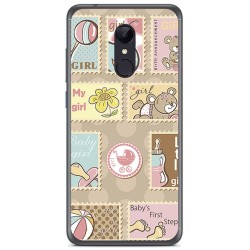 Funda Gel Tpu para Xiaomi Redmi 5 Plus Diseño Sellos Dibujos