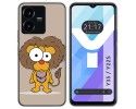 Funda Silicona para Vivo Y35 / Y22s diseño Leon Dibujos