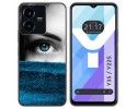 Funda Silicona para Vivo Y35 / Y22s diseño Ojo Dibujos