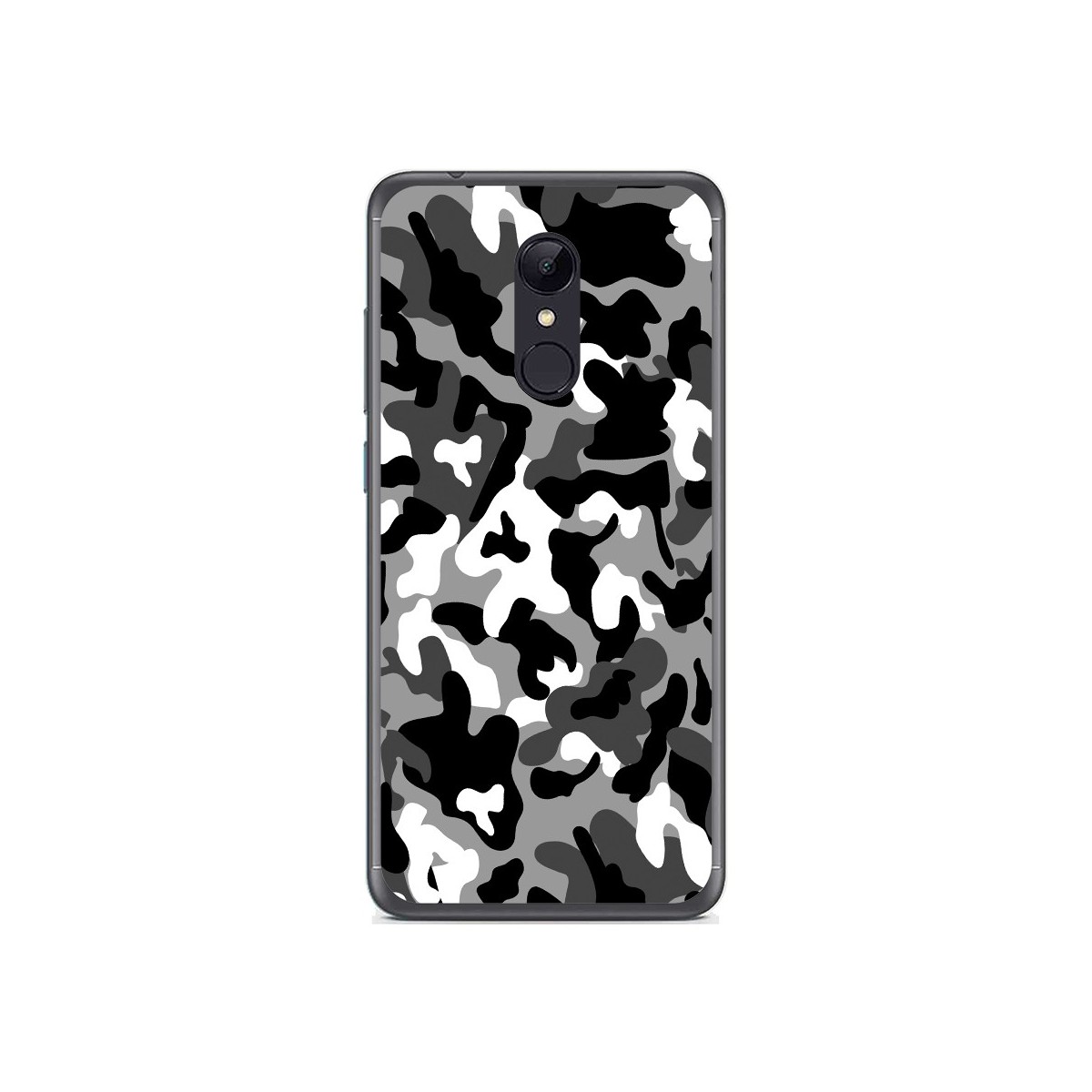 Funda Gel Tpu para Xiaomi Redmi 5 Plus Diseño Snow Camuflaje Dibujos