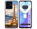 Funda Silicona para Vivo Y35 / Y22s diseño Paris Dibujos