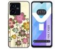 Funda Silicona para Vivo Y35 / Y22s diseño Primavera En Flor Dibujos