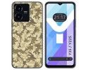 Funda Silicona para Vivo Y35 / Y22s diseño Sand Camuflaje Dibujos