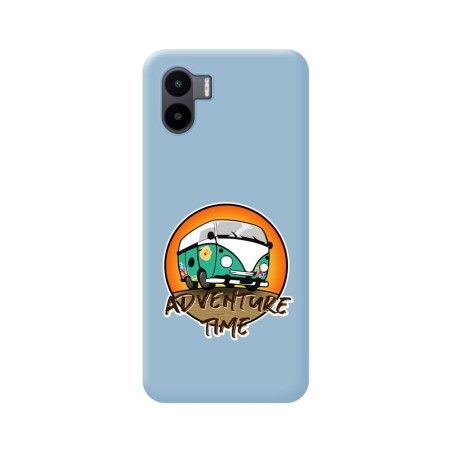 Funda Silicona Líquida Azul para Xiaomi Redmi A1 diseño Adventure Time Dibujos