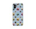 Funda Silicona Líquida Azul para Xiaomi Redmi A1 diseño Catrina Dibujos