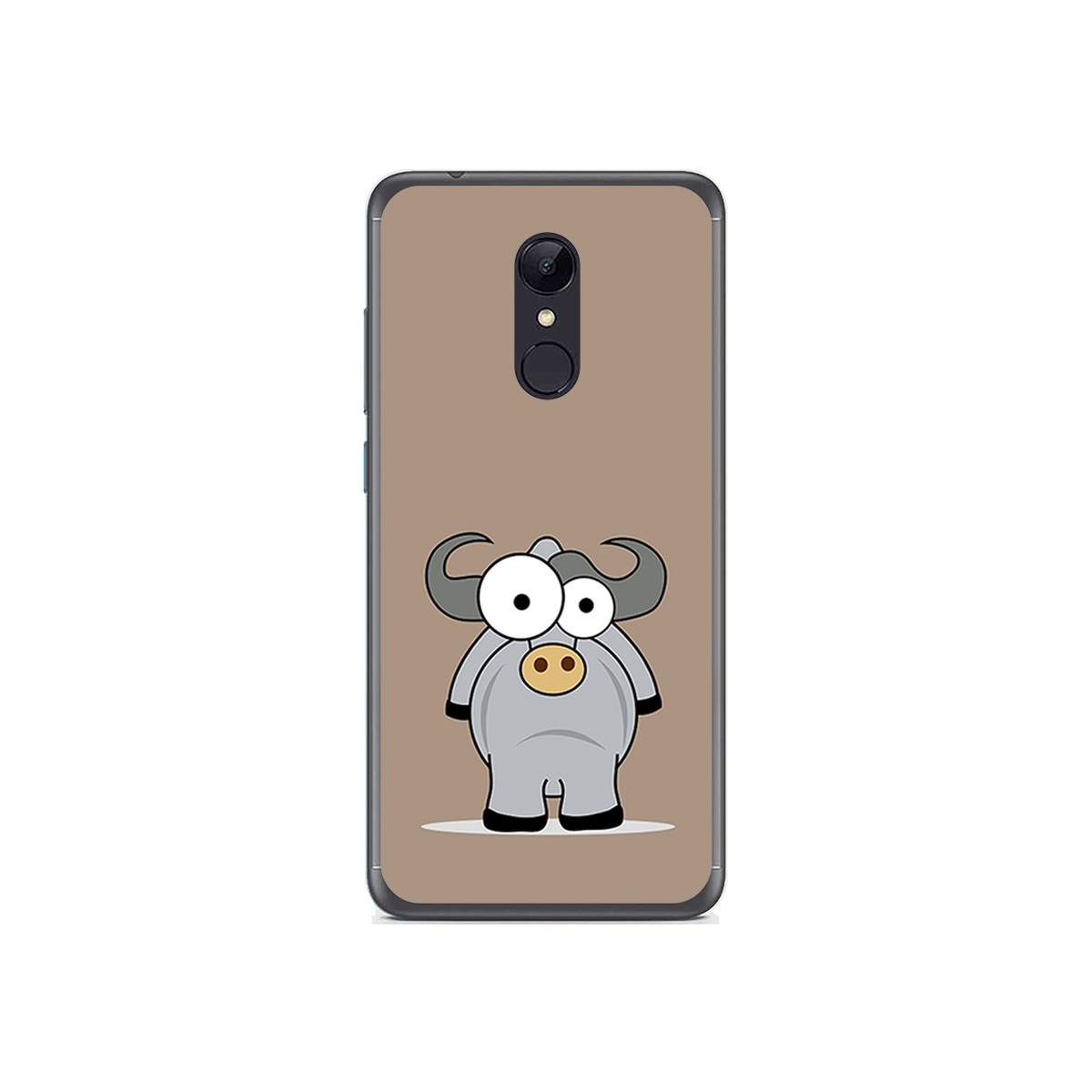 Funda Gel Tpu para Xiaomi Redmi 5 Plus Diseño Toro Dibujos