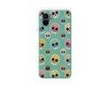 Funda Silicona Líquida Verde para Xiaomi Redmi A1 diseño Catrina Dibujos