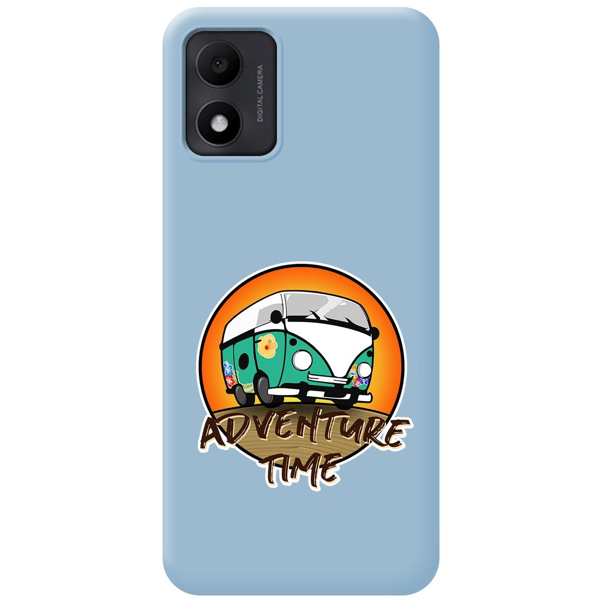Funda Silicona Líquida Azul para TCL 305i diseño Adventure Time Dibujos