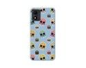 Funda Silicona Líquida Azul para TCL 305i diseño Catrina Dibujos
