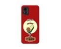 Funda Silicona Líquida Roja para TCL 305i diseño Culo Natural Dibujos