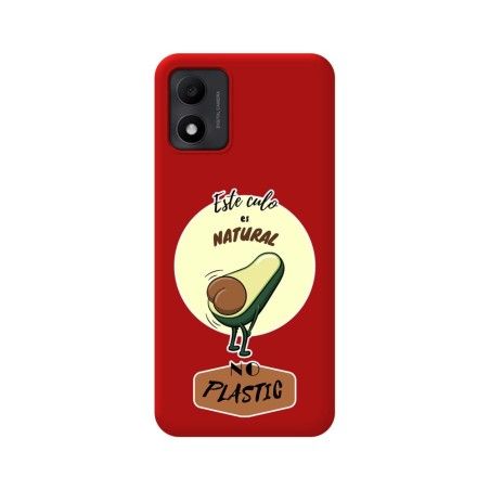 Funda Silicona Líquida Roja para TCL 305i diseño Culo Natural Dibujos