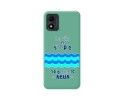 Funda Silicona Líquida Verde para TCL 305i diseño Agua Dibujos