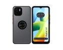 Funda Mate con Borde Negra y Anillo Giratorio 360 para Xiaomi Redmi A1