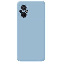 Funda Silicona Líquida Ultra Suave para Xiaomi POCO M5 color Azul 2