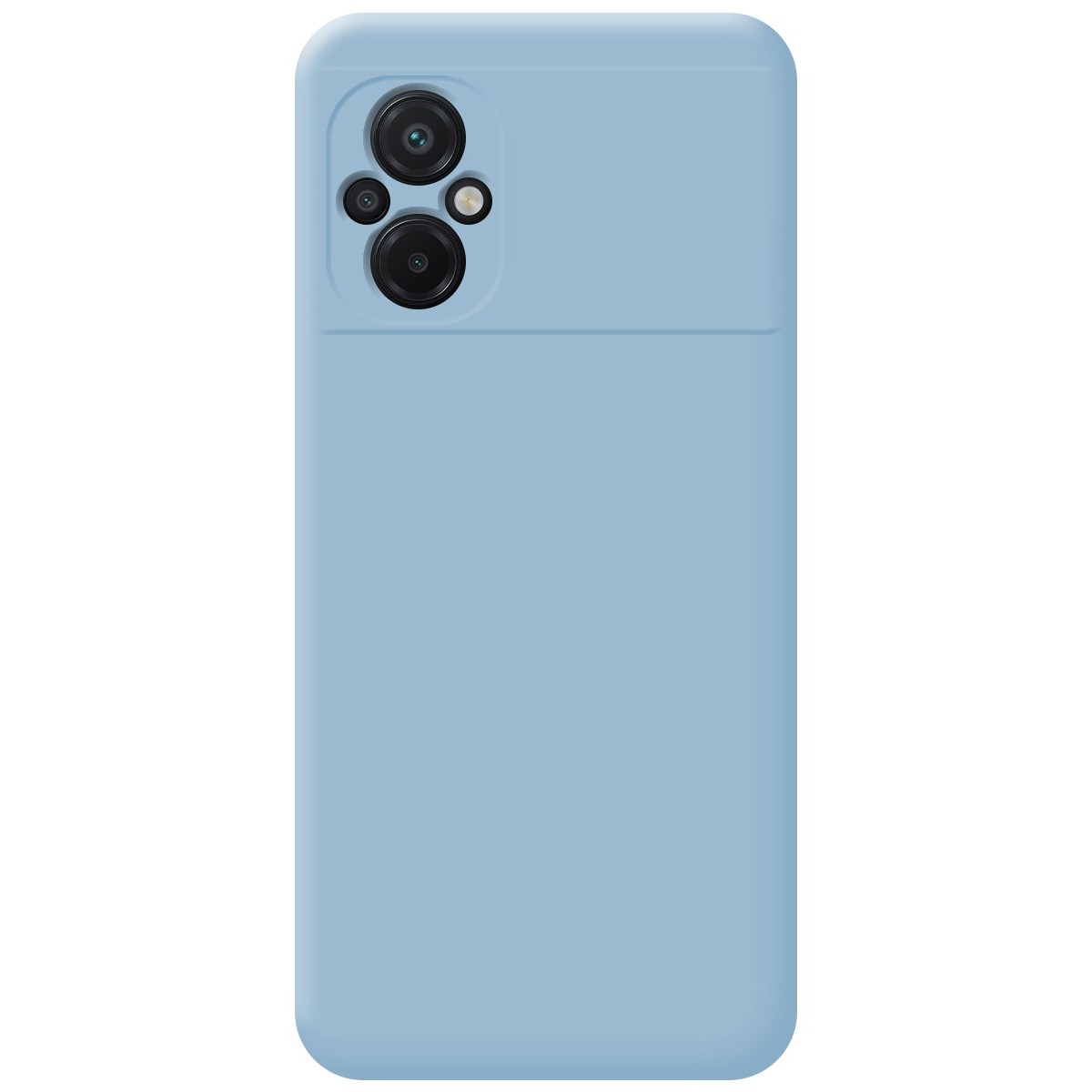 Funda Silicona Líquida Ultra Suave para Xiaomi POCO M5 color Azul