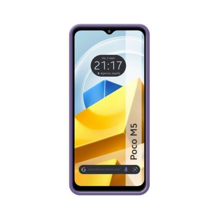 Funda Silicona Líquida Ultra Suave para Xiaomi POCO M5 color Morada