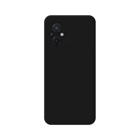 Funda Silicona Líquida Ultra Suave para Xiaomi POCO M5 color Negra