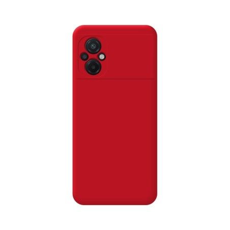 Funda Silicona Líquida Ultra Suave para Xiaomi POCO M5 color Roja
