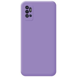 Funda Silicona Líquida Ultra Suave para ZTE Blade A71 color Morada 2