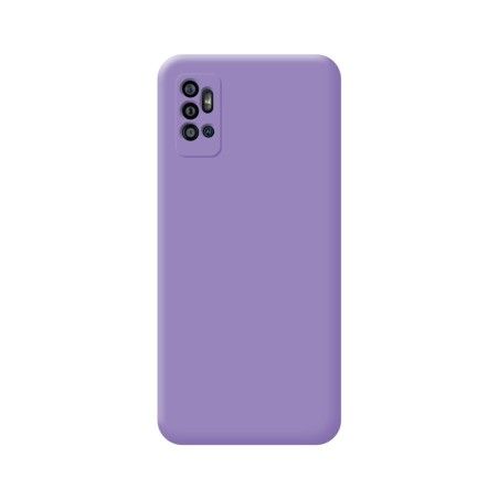 Funda Silicona Líquida Ultra Suave para ZTE Blade A71 color Morada