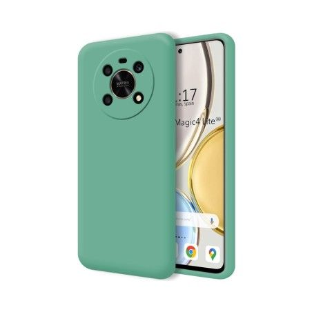 Funda Silicona Líquida Ultra Suave para Huawei Honor Magic 4 Lite color Verde