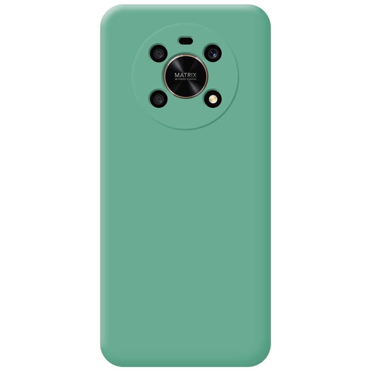Funda Silicona Líquida Ultra Suave para Huawei Honor Magic 4 Lite color Verde