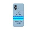 Funda Silicona Líquida Azul para Xiaomi POCO M5 diseño Agua Dibujos