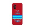 Funda Silicona Líquida Roja para Xiaomi POCO M5 diseño Agua Dibujos