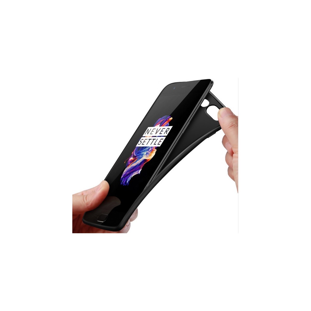 Funda Gel Tpu Tipo Mate Negra para Xiaomi Redmi 4X