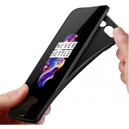 Funda Gel Tpu Tipo Mate Negra para Xiaomi Redmi 4X