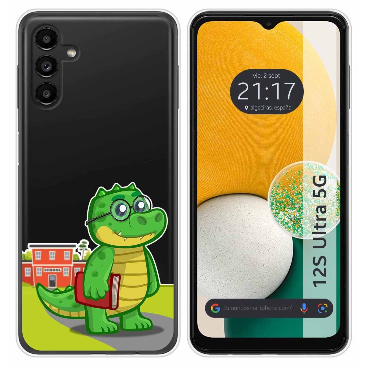 Funda Silicona Transparente para Samsung Galaxy A13 5G diseño Coco Dibujos
