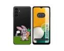 Funda Silicona Transparente para Samsung Galaxy A13 5G diseño Conejo Dibujos
