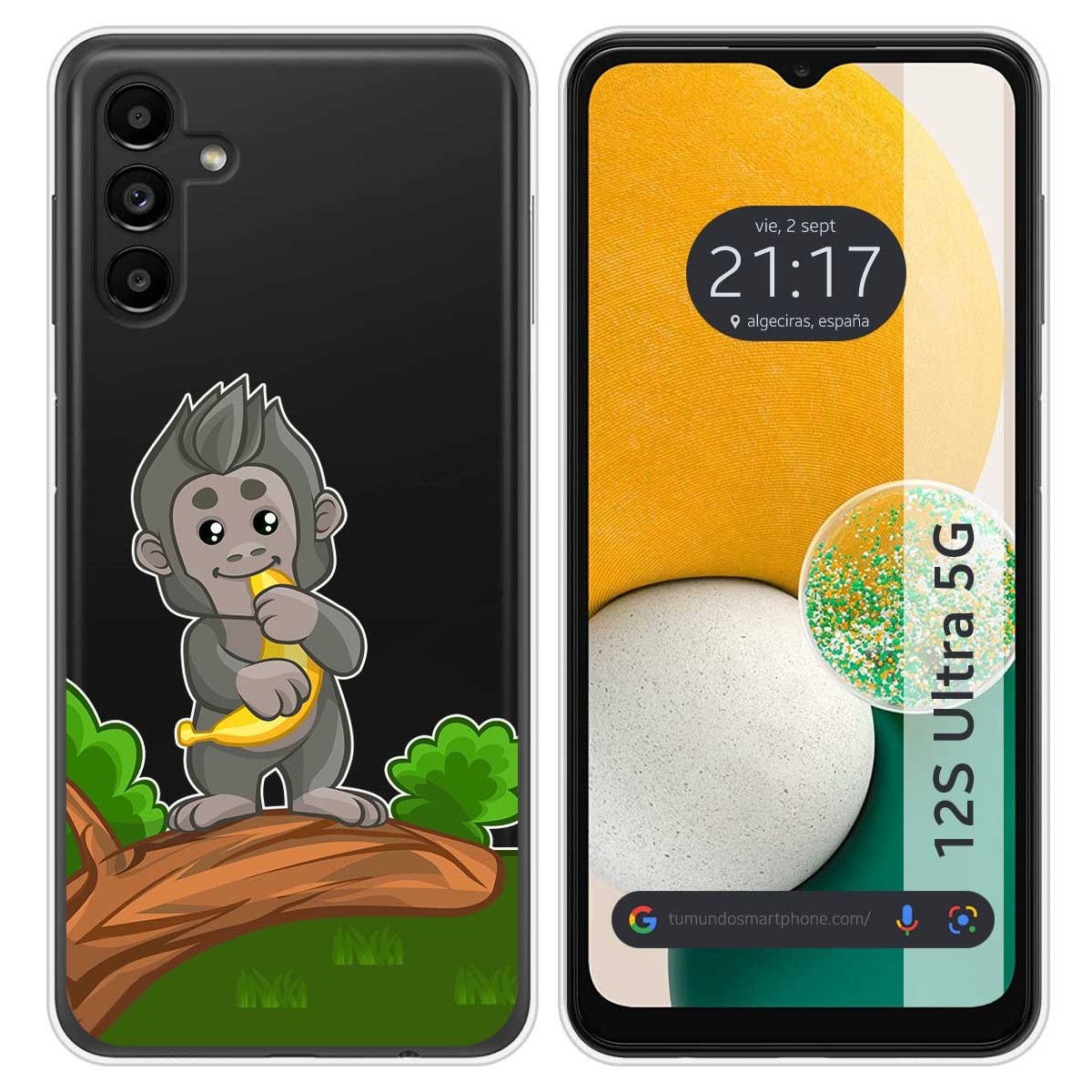 Funda Silicona Transparente para Samsung Galaxy A13 5G diseño Mono Dibujos