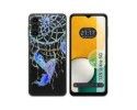 Funda Silicona Transparente para Samsung Galaxy A13 5G diseño Plumas Dibujos