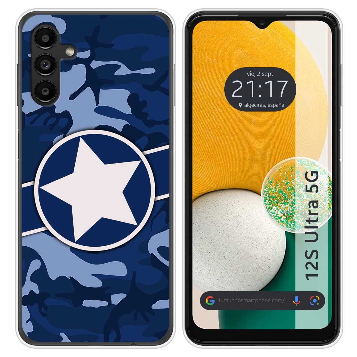 Funda Silicona para Samsung Galaxy A13 5G diseño Camuflaje 03 Dibujos