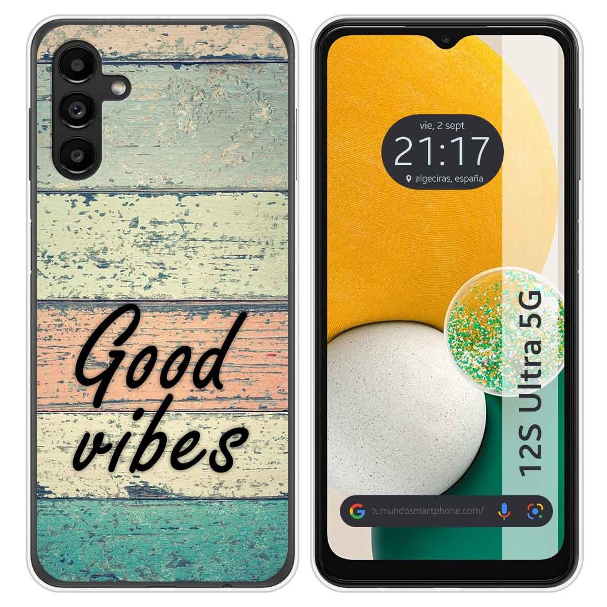Funda Silicona para Samsung Galaxy A13 5G diseño Madera 01 Dibujos