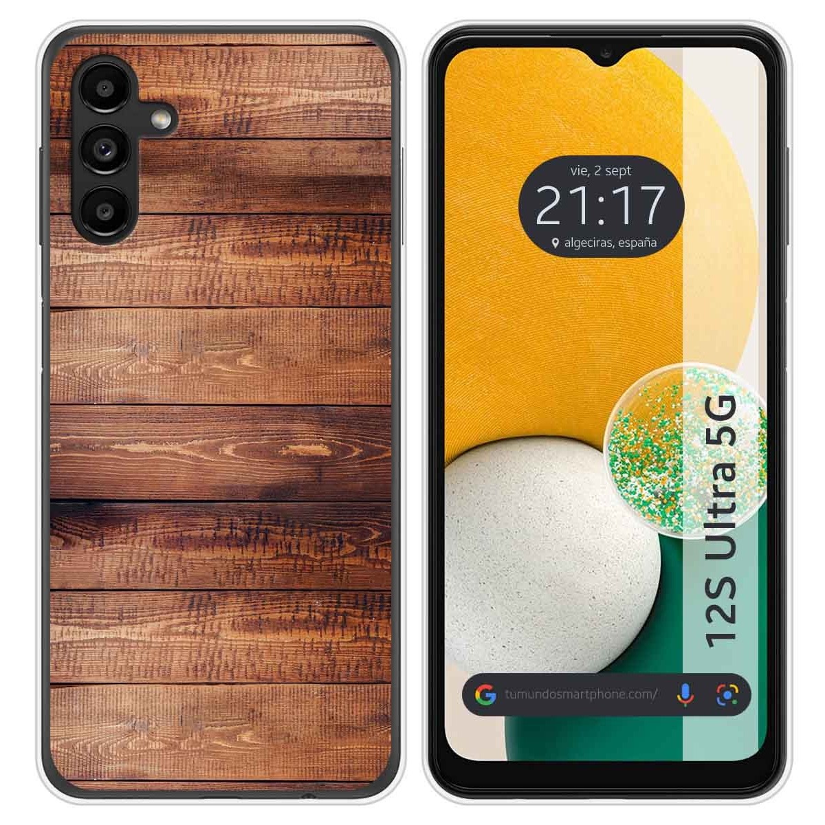 Funda Silicona para Samsung Galaxy A13 5G diseño Madera 02 Dibujos