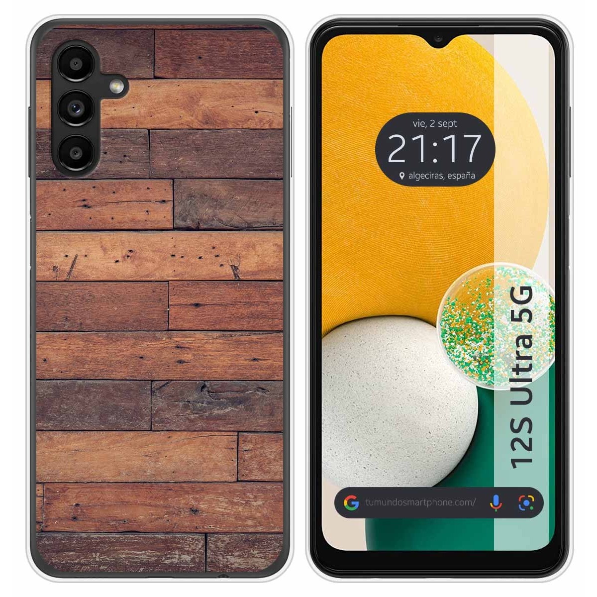 Funda Silicona para Samsung Galaxy A13 5G diseño Madera 03 Dibujos