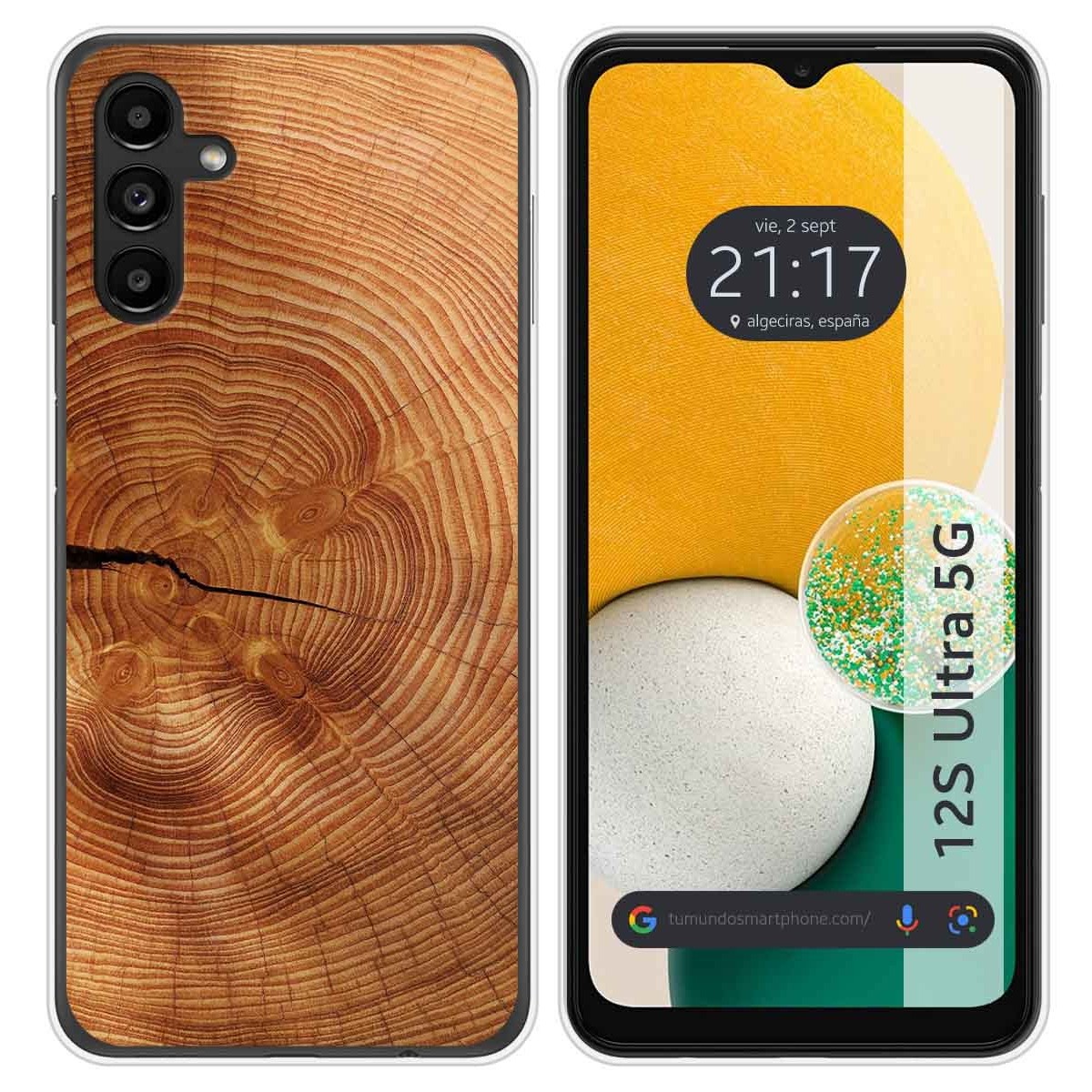 Funda Silicona para Samsung Galaxy A13 5G diseño Madera 04 Dibujos