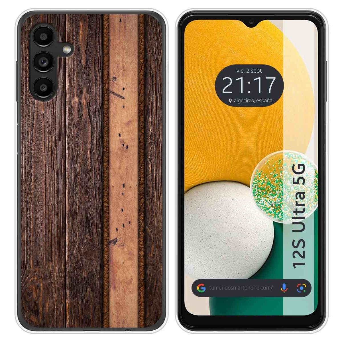 Funda Silicona para Samsung Galaxy A13 5G diseño Madera 05 Dibujos
