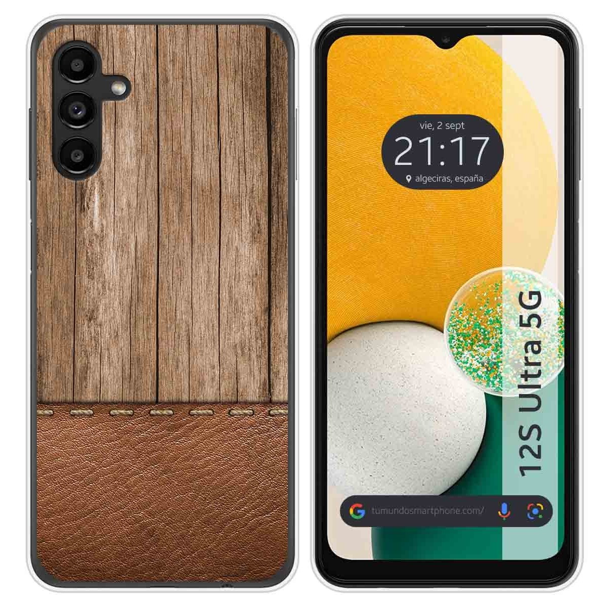 Funda Silicona para Samsung Galaxy A13 5G diseño Madera 09 Dibujos