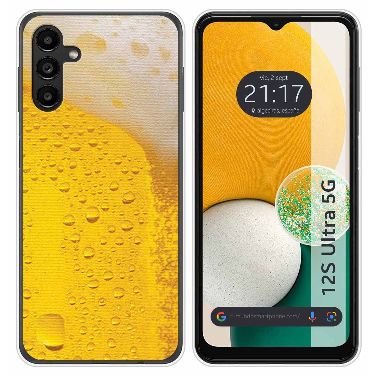 Funda Silicona para Samsung Galaxy A13 5G diseño Cerveza Dibujos
