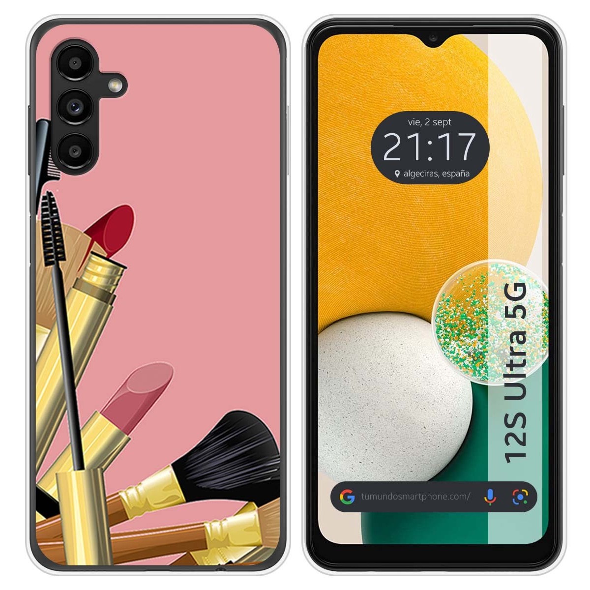 Funda Silicona para Samsung Galaxy A13 5G diseño Brochas Dibujos