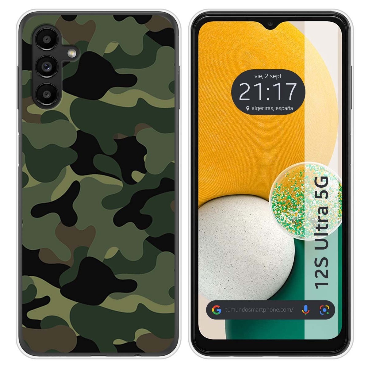 Funda Silicona para Samsung Galaxy A13 5G diseño Camuflaje Dibujos