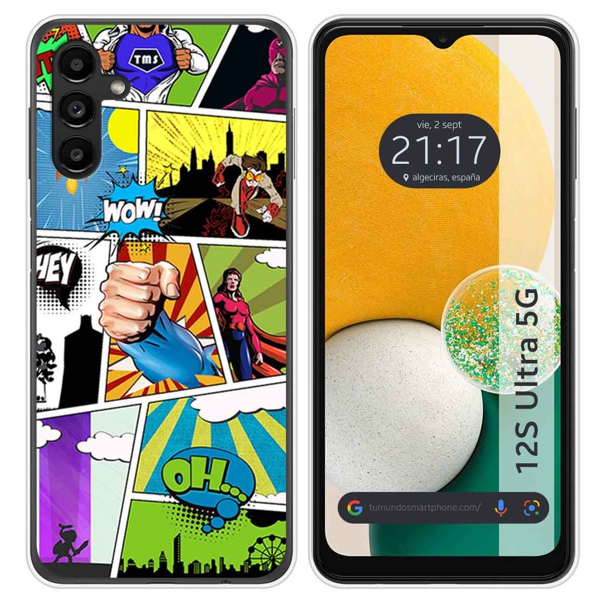 Funda Silicona para Samsung Galaxy A13 5G diseño Comic Dibujos