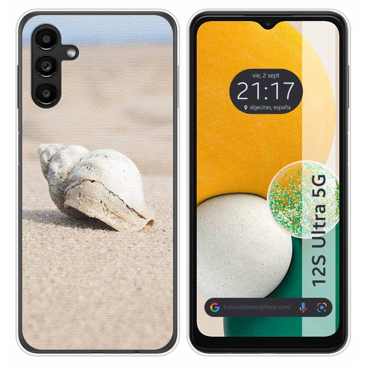 Funda Silicona para Samsung Galaxy A13 5G diseño Concha Dibujos