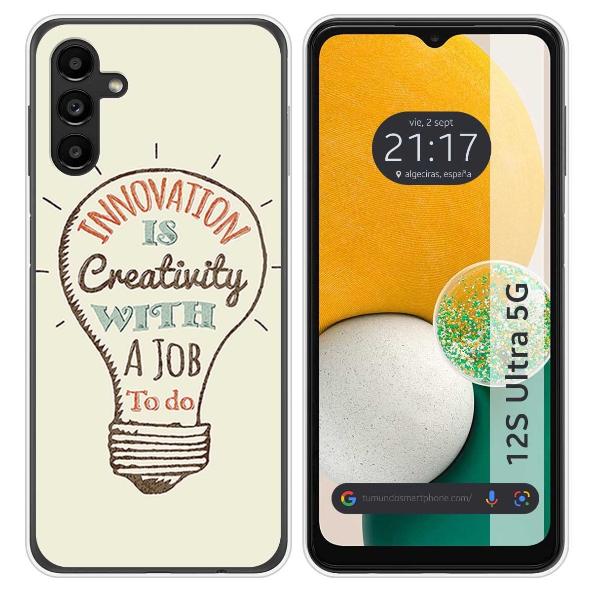Funda Silicona para Samsung Galaxy A13 5G diseño Creativity Dibujos