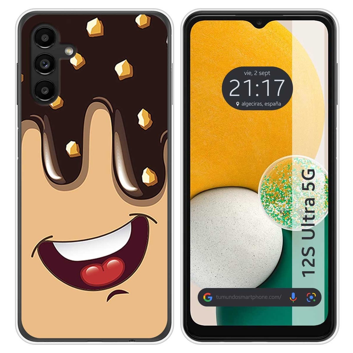 Funda Silicona para Samsung Galaxy A13 5G diseño Helado Chocolate Dibujos
