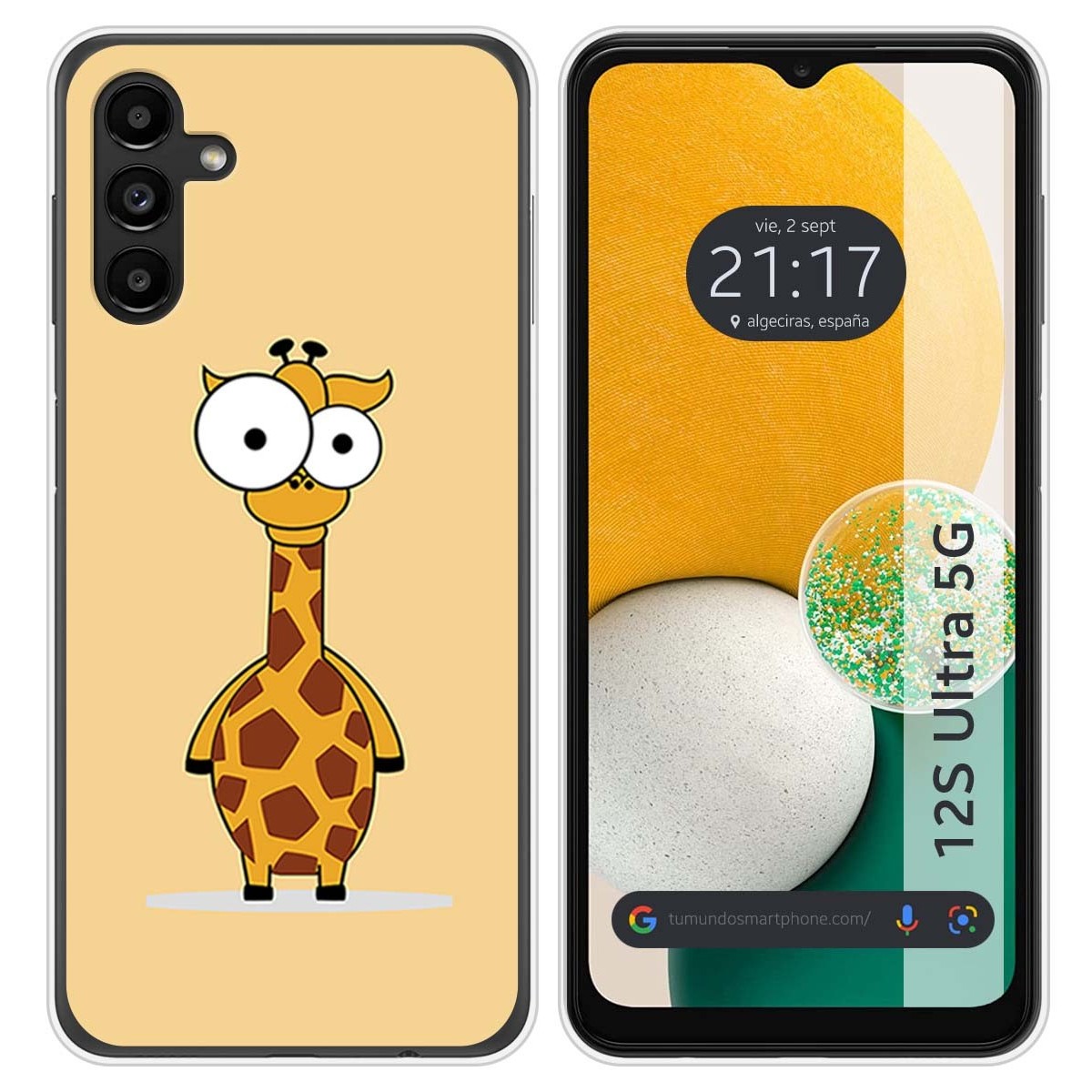 Funda Silicona para Samsung Galaxy A13 5G diseño Jirafa Dibujos